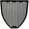 Impact Products 15255 Urinal Mat, Z-Mat, .5-Inch x17-Inch x20.4-Inch, 6/CT, Black