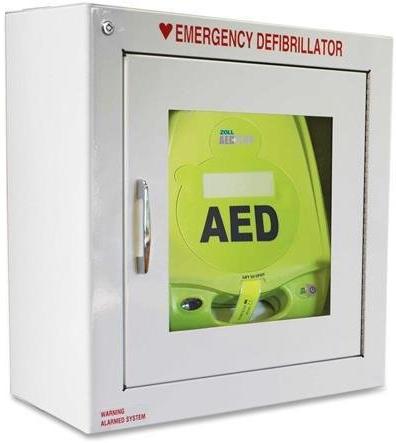 AdirMed AED Cabinet, Non Alarmed AED Defibrillator Wall Mounted, Easy Access AED Box