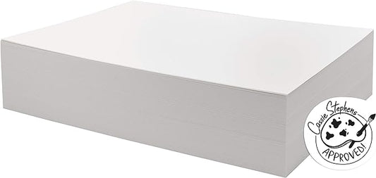 UCreate Watercolor Paper, White, Bulk, 90lb., 9" x 12", 250 Sheets