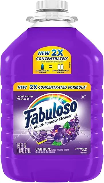 Fabuloso Multi-Purpose Cleaner 2x Concentrated Formulala - 128 fl oz - 1 Gallon