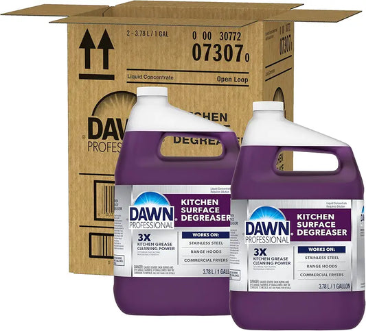 P&G Professional DAWN Kitchen Surface Degreaser - 1 GAL (Case of 2) - For Removing Grease Found in Commercial Kitchens & Food Service (Packaging May Vary)
