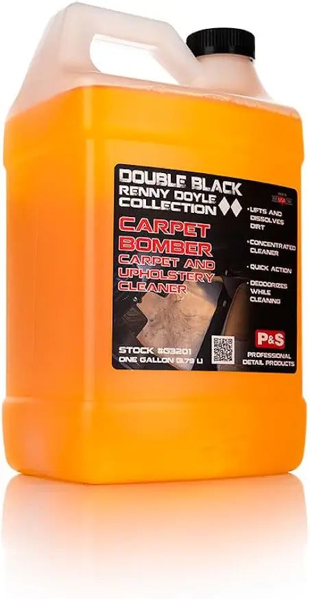 Carpet Bomber – Professional Upholstery Cleaner, Citrus-Based Formula, Removes Grease, Dirt & Odors, Highly Dilatable, - 1 Gallon