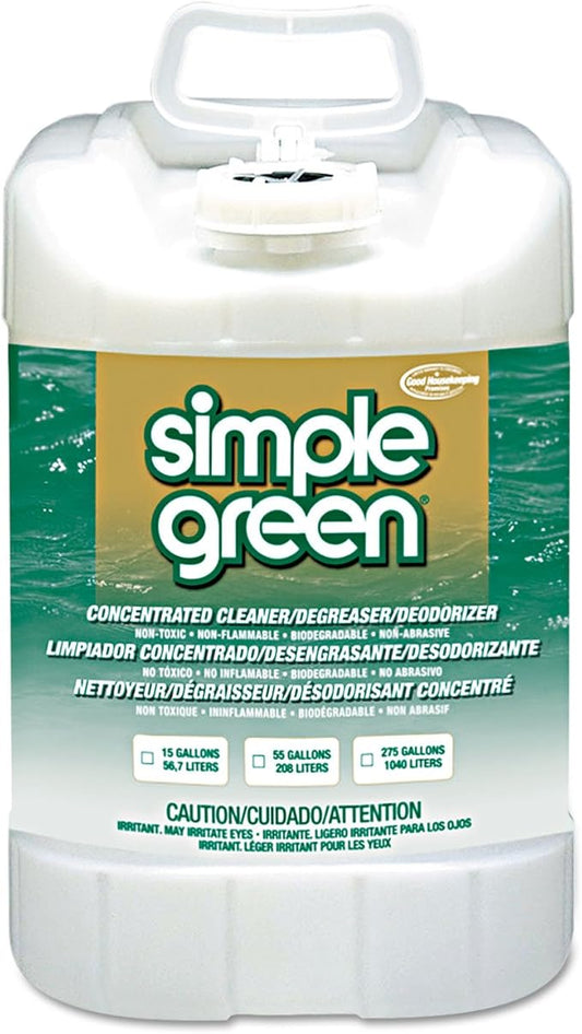 Simple Green, SMP13006, Industrial Cleaner/Degreaser, 1 / Each, White, 5 Gallons (Pack of 1)